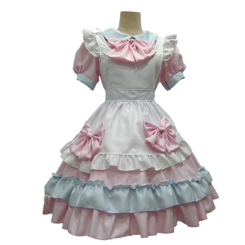 2D Lolita Western-style Dress Lolita Loli One-Piece Outfit Set