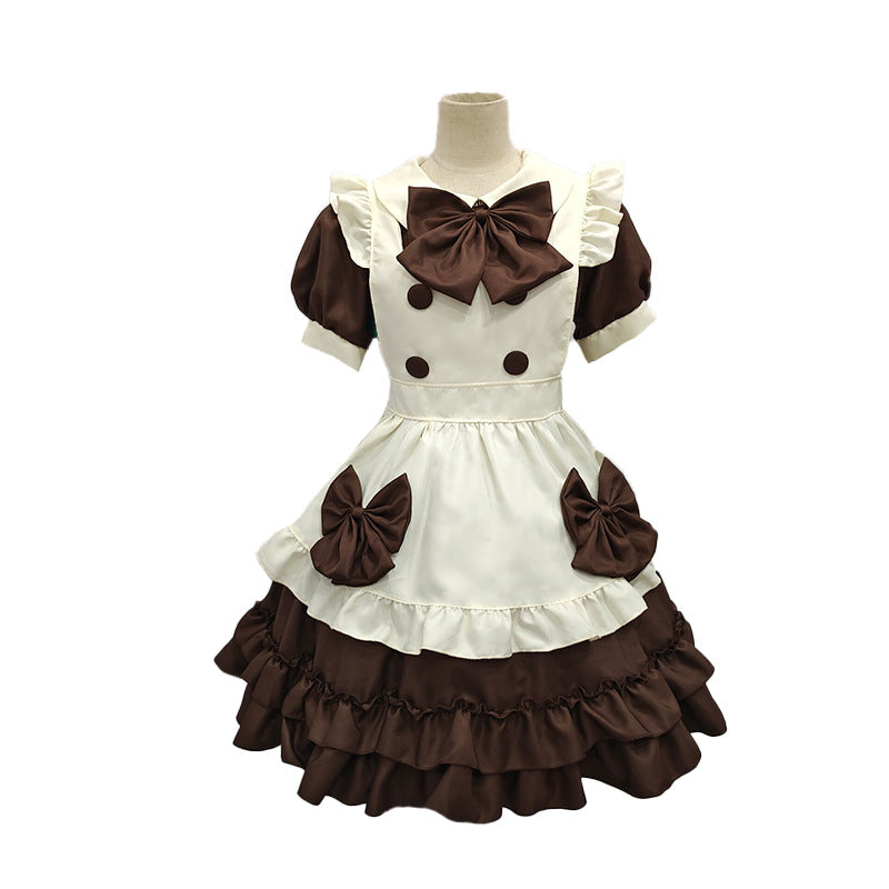 2D Lolita Western-style Dress Lolita Loli One-Piece Outfit Set