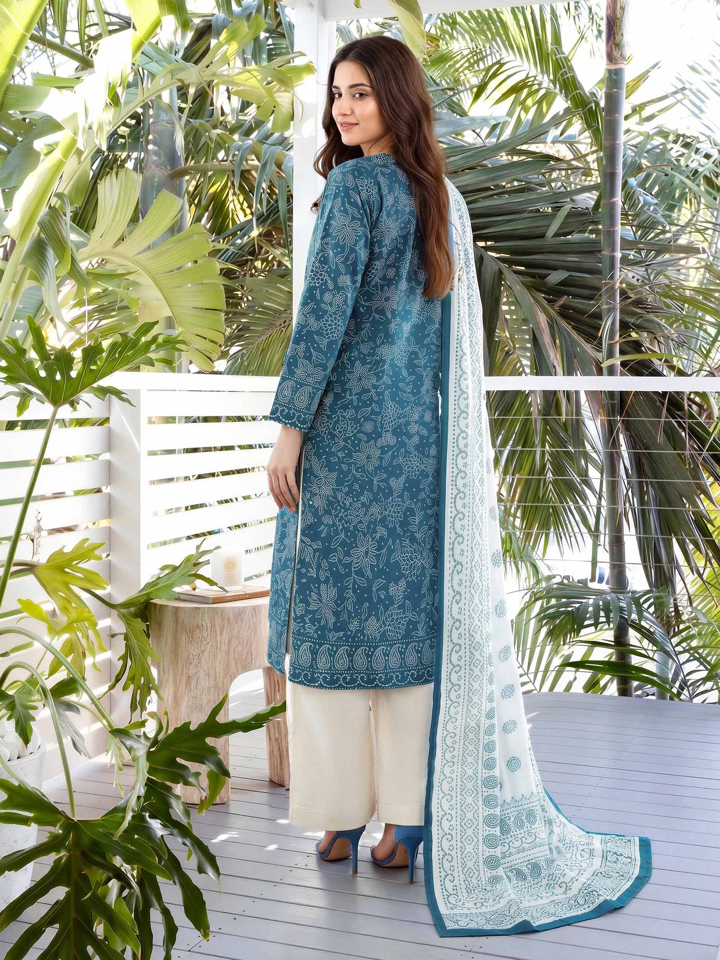 2 Piece Lawn Paste Suit (Unstitched)