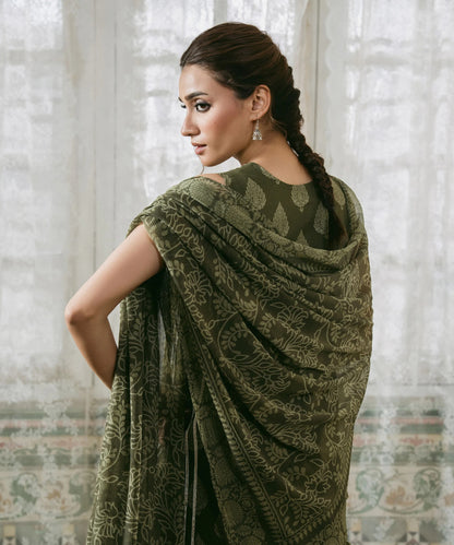 3 Piece - Embroidered Cotton Suit