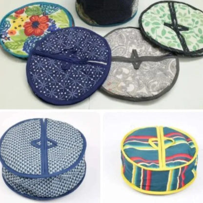 Roti Zipper Bag | Reusable Airtight & Insulated Storage Bag | Keeps Chapati Fresh, Soft & Warm | Random Design